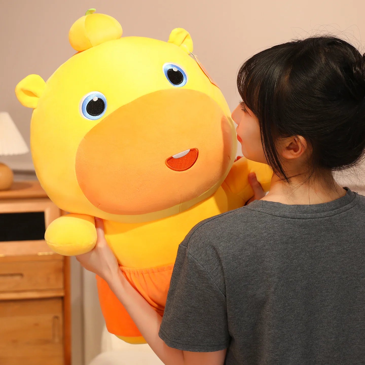 Authentic Capybara Lulu Plush Toy Doll Super Soft Cute Stuffed Animal Toys for Gifts