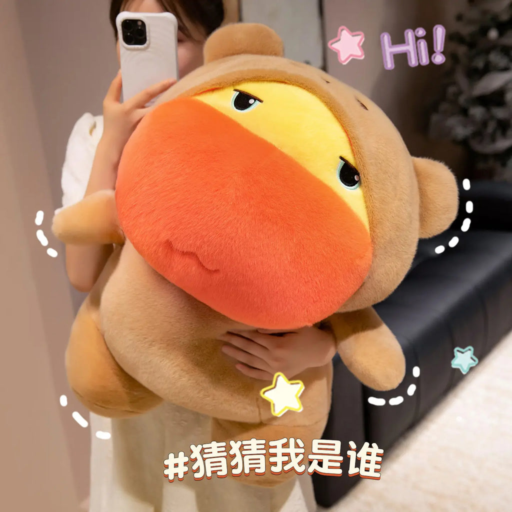 Cuddly Sassy Duck Plush Cute Cotton Duck Stuffed Animal in Bear/Unicorn/Chicken Outfit