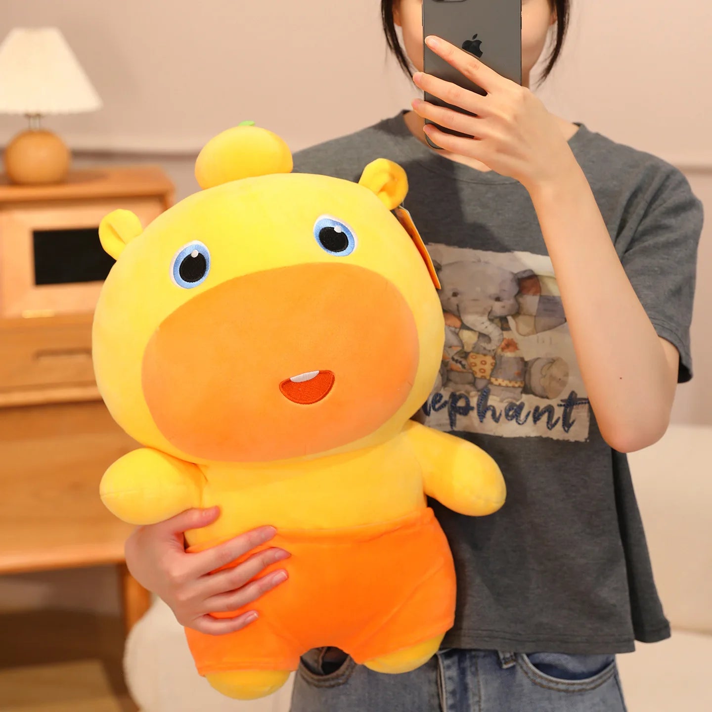 Authentic Capybara Lulu Plush Toy Doll