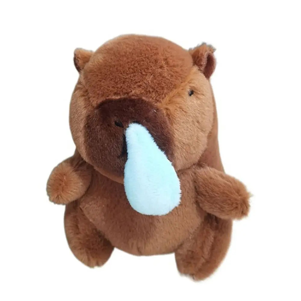 Plush Cocoa Cat Snapper Keychain Snapper Head Set Keychain Exquisite Cute Schoolbag Pendant Japanese Soft Cute Doll Pendant