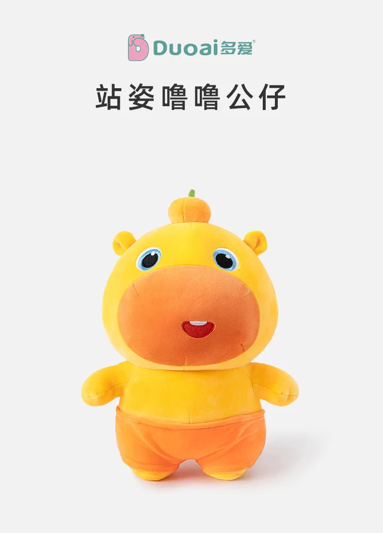 Genuine Capybara Lulu Plush Toy Pendants Backpack Keychain Pendants Dolls Kawaii Capybara Lulu Stuffed Toys Girls Borthday Gifts