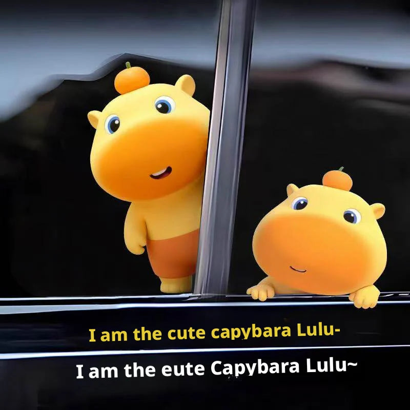 Capybara Lulu Waterproof Decal Stickers