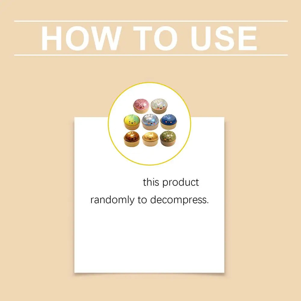 Gee Rainbow Dumpling Squishies Squeeze Toy