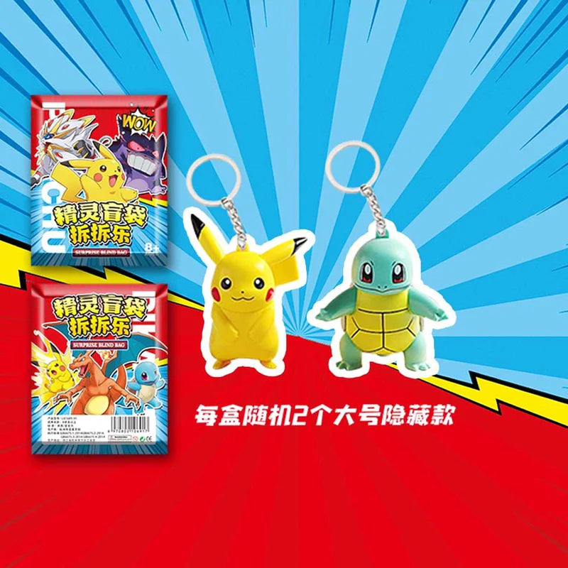 Pokemon Figures Blind Bag Box Acrylic Pendant Keychain