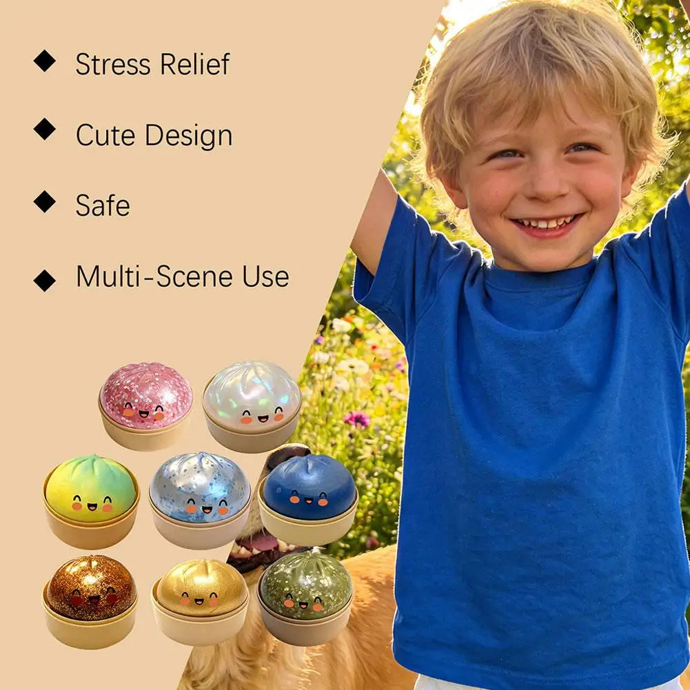 Gee Rainbow Dumpling Squishies Squeeze Toy