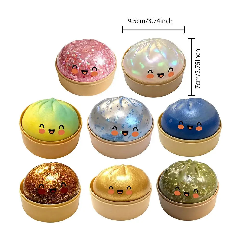 Gee Rainbow Dumpling Squishies Squeeze Toy
