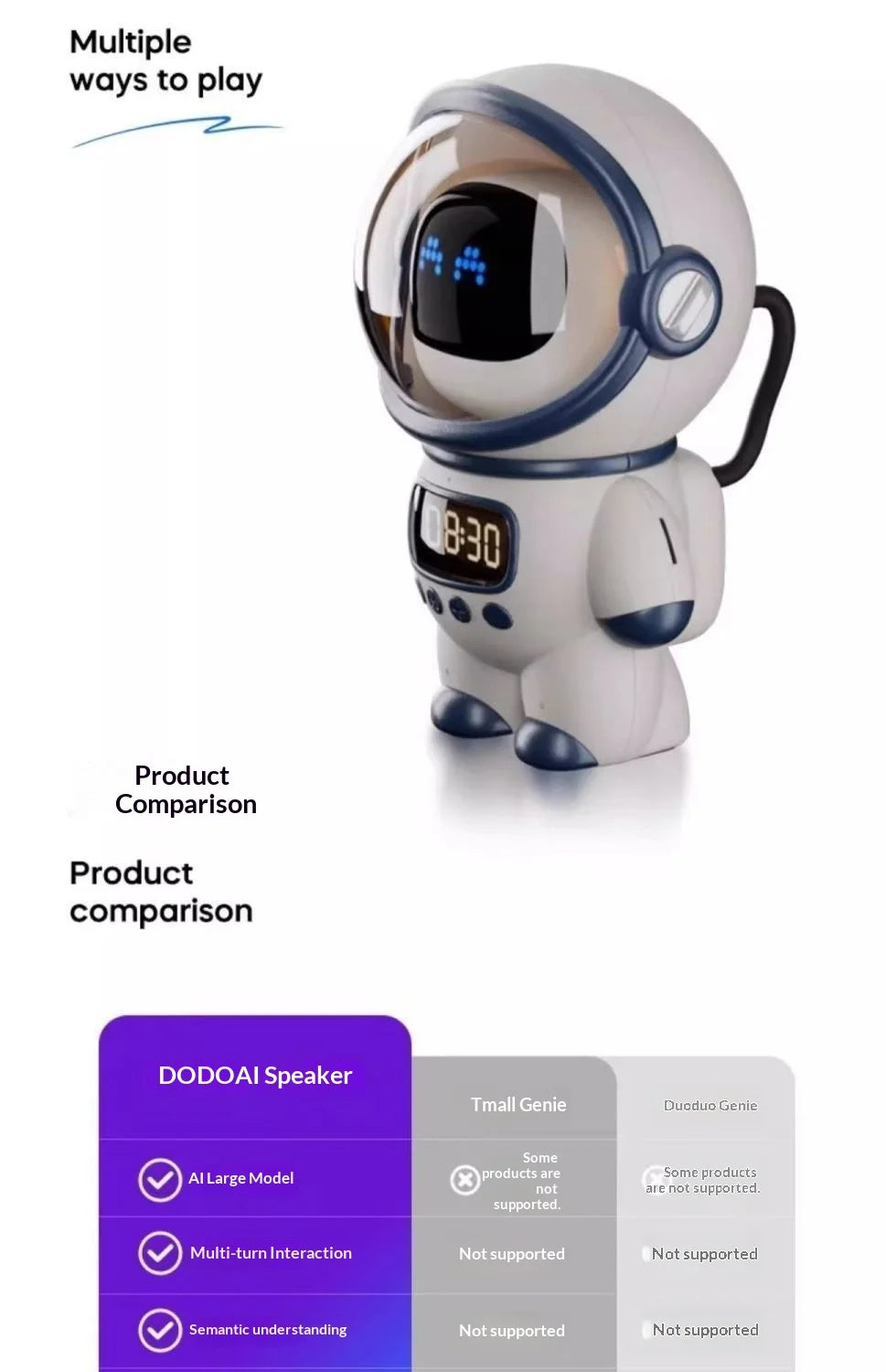 Electronic Ai Smart Chat Robot Bluetooth