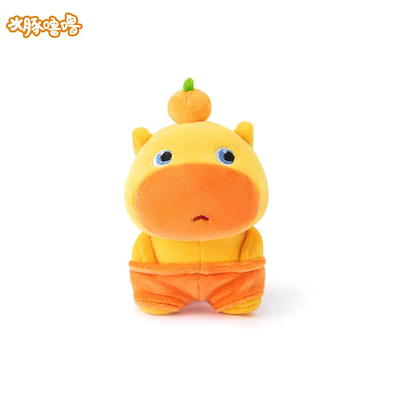 Genuine Capybara Lulu Plush Toy Pendants Backpack Keychain Pendants Dolls Kawaii Capybara Lulu Stuffed Toys Girls Borthday Gifts