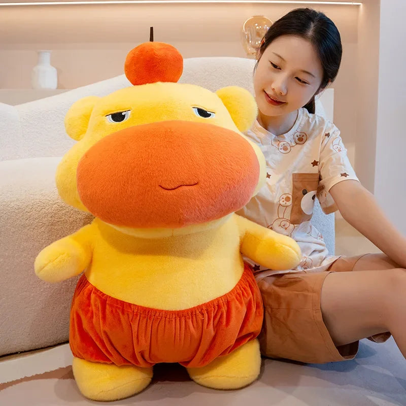 New Cute Plush Lulu Big Size Capybara Plush Toy Stuffed Animal Toys Soft Bed Sofa Office Home Decor Birthday Gift for Kids