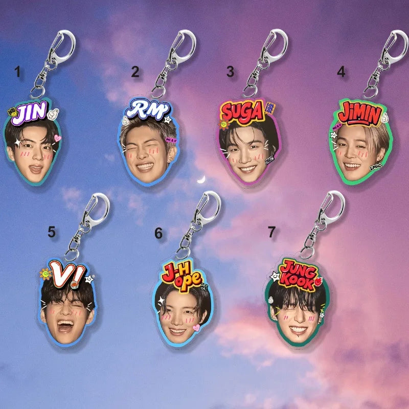 Bts the Icon Series: Acrylic Character Charms