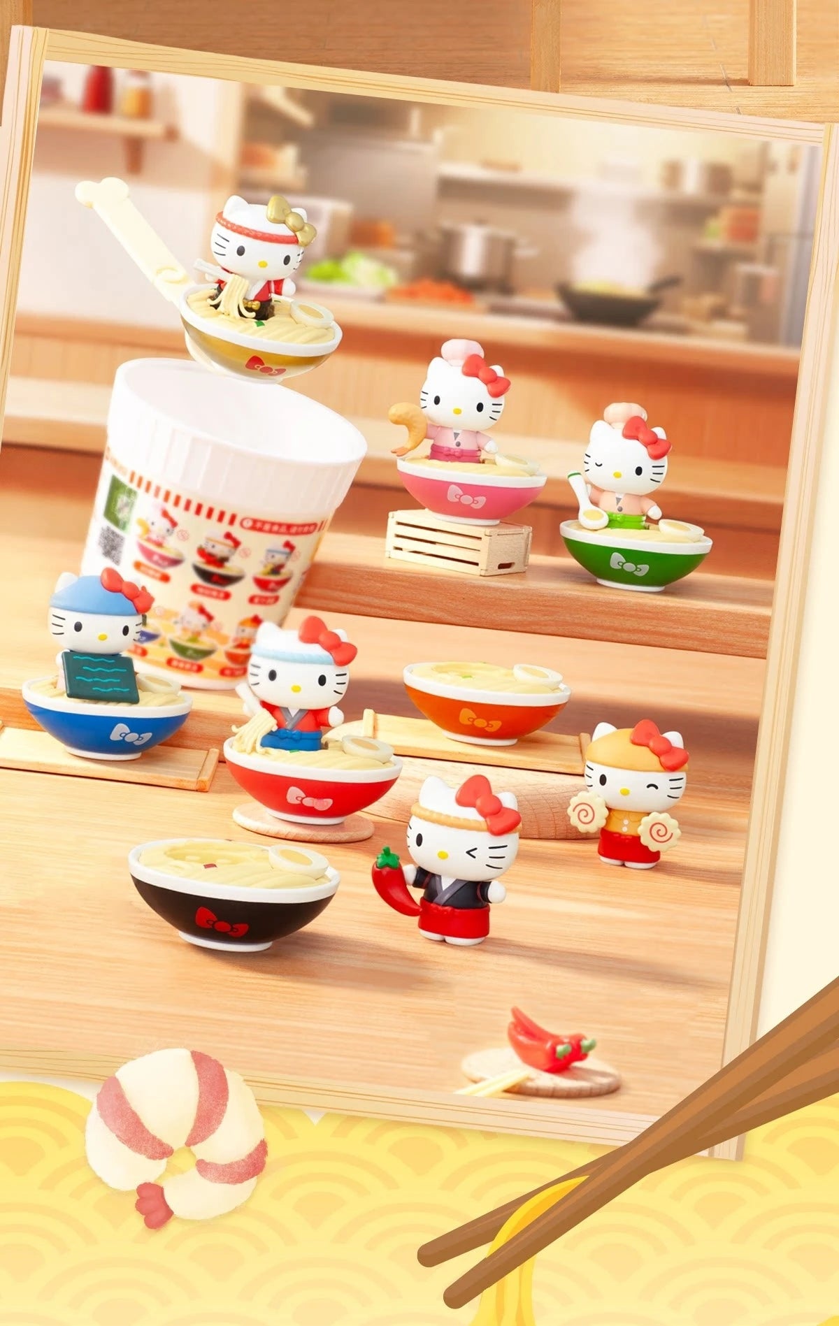 Be a Hello Kitty Collector - Ramen Series Blind Box
