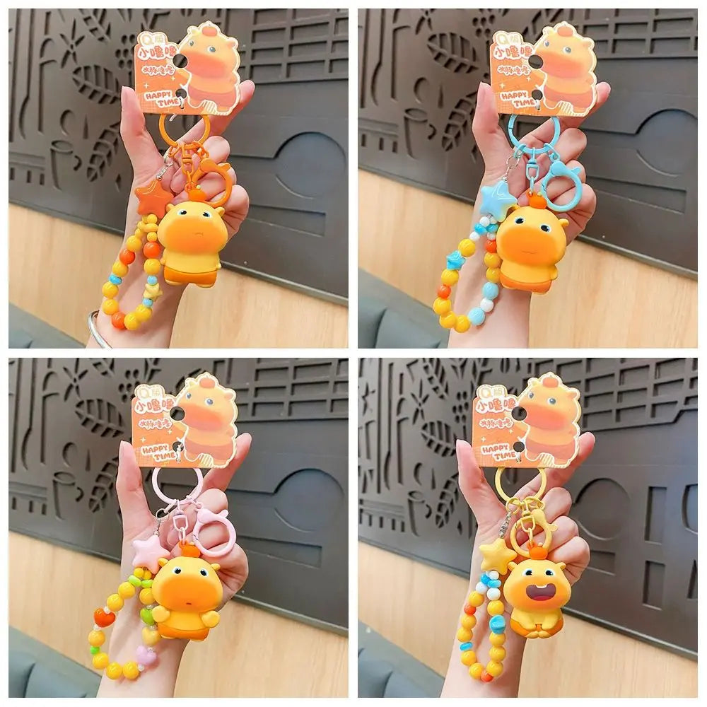 Cute Key Ring Capybara LuLu Expression Bag Charm