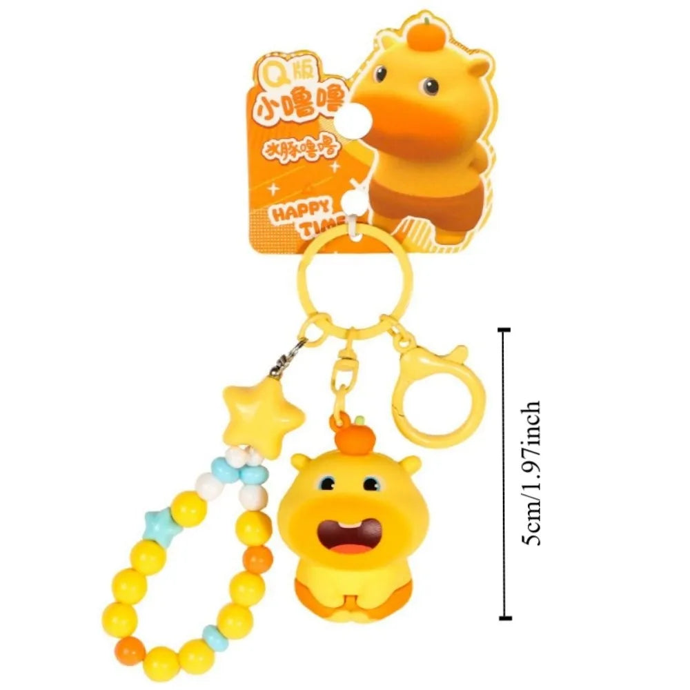 Cute Key Ring Capybara LuLu Expression Bag Charm