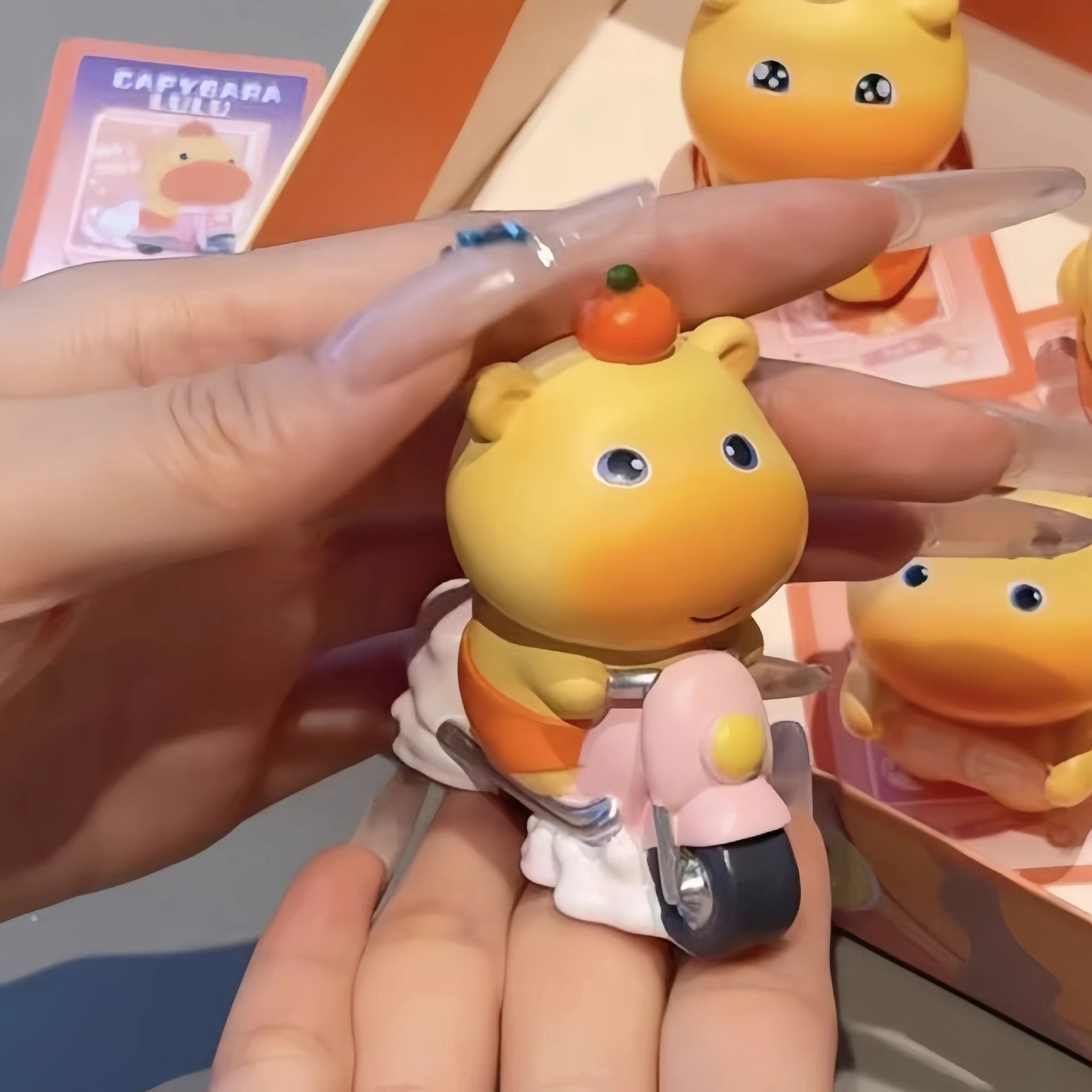 Capybara Lulu Blind Box Super Kawaii Trendy Figure Desktop Ornament High Quality Gifts