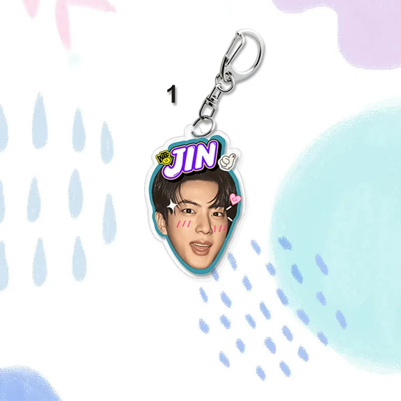 Bts the Icon Series: Acrylic Character Charms