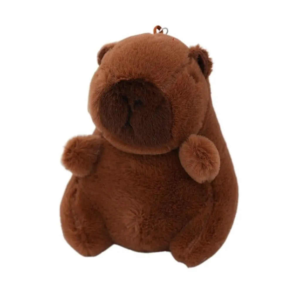 Plush Cocoa Cat Snapper Keychain Snapper Head Set Keychain Exquisite Cute Schoolbag Pendant Japanese Soft Cute Doll Pendant