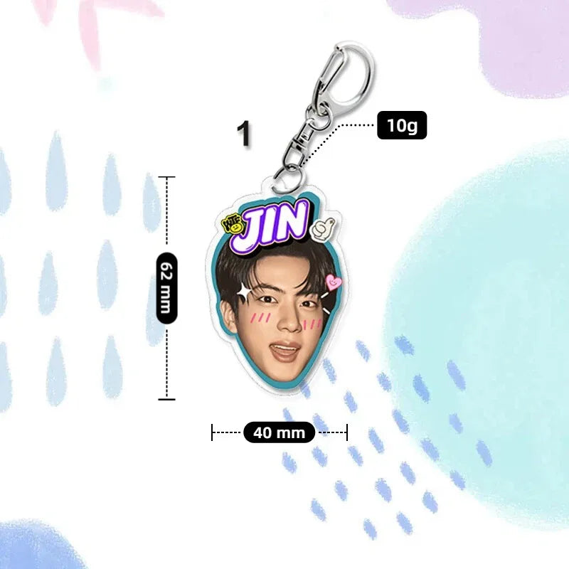 Bts the Icon Series: Acrylic Character Charms