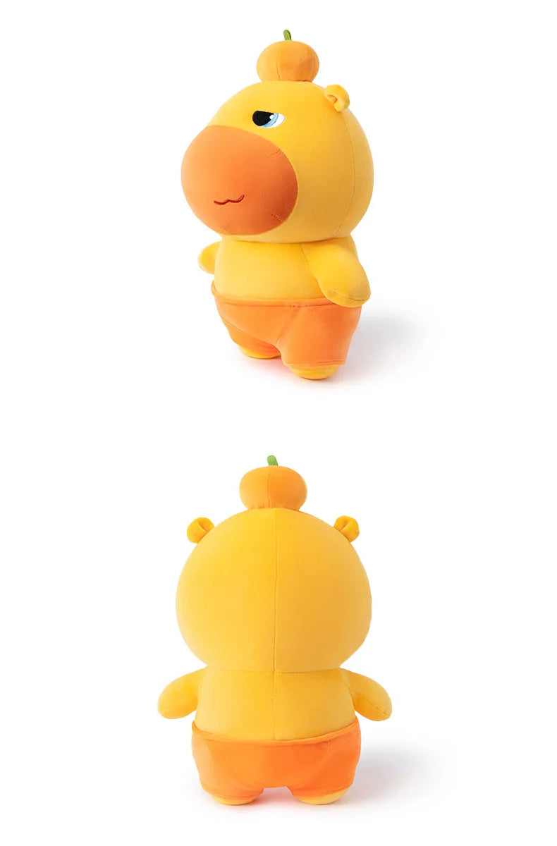 Genuine Capybara Lulu Plush Toy Pendants Backpack Keychain Pendants Dolls Kawaii Capybara Lulu Stuffed Toys Girls Borthday Gifts