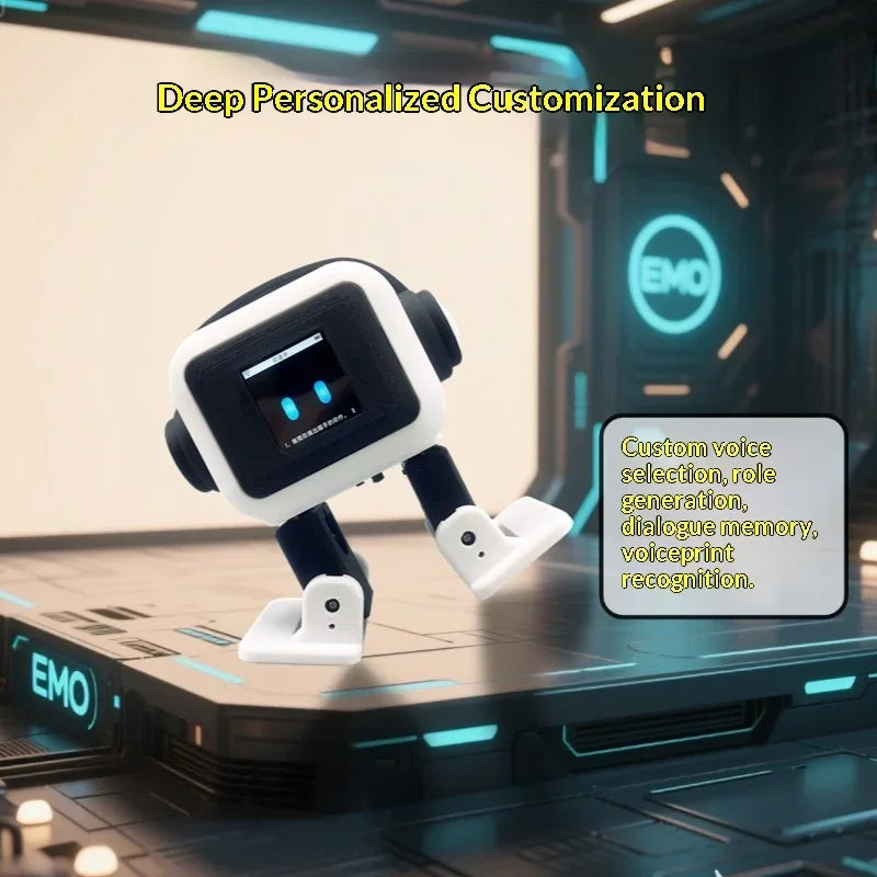 Electronic AI  Accompanying EMO Robot Toy