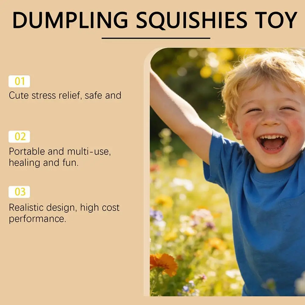 Gee Rainbow Dumpling Squishies Squeeze Toy