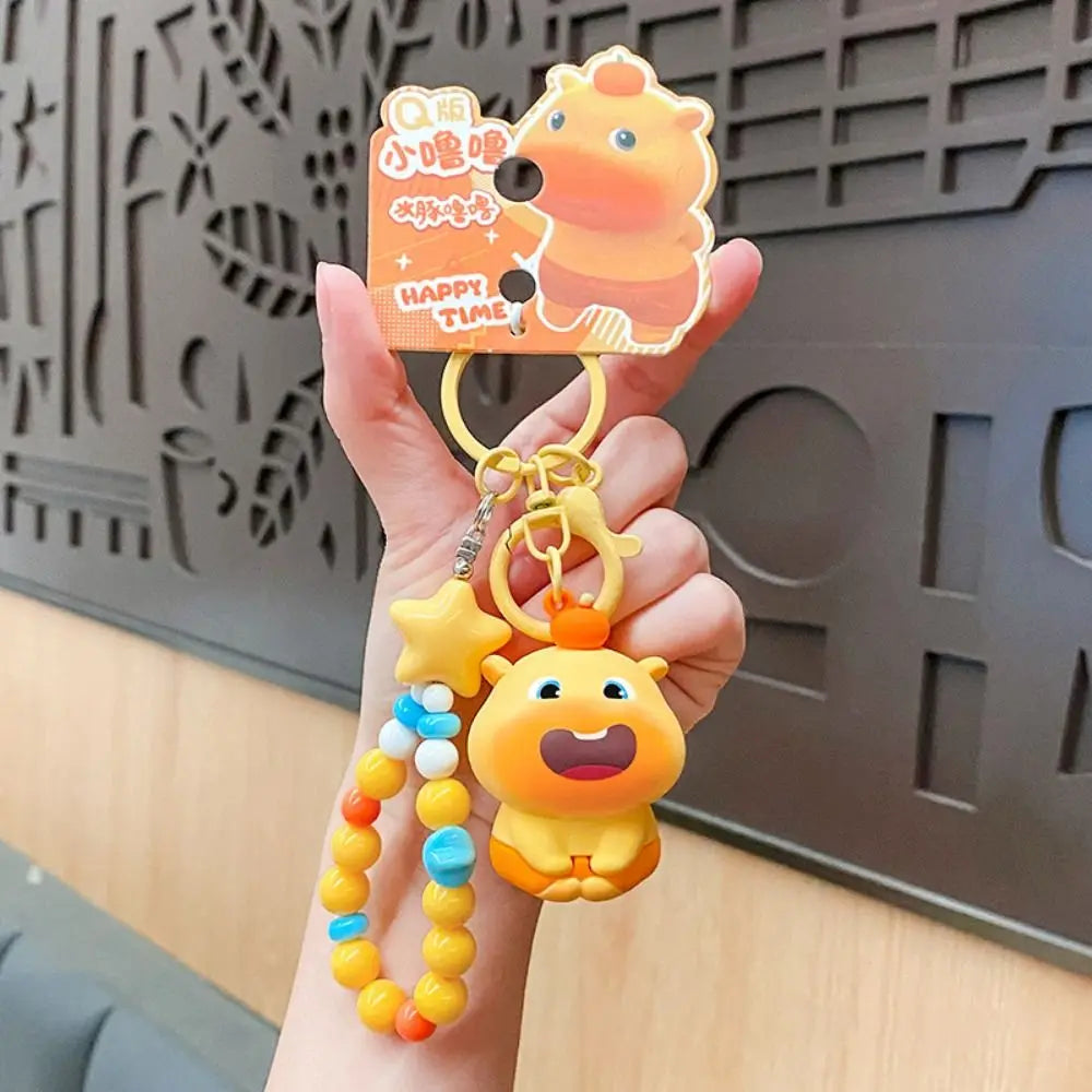 Cute Key Ring Capybara LuLu Expression Bag Charm