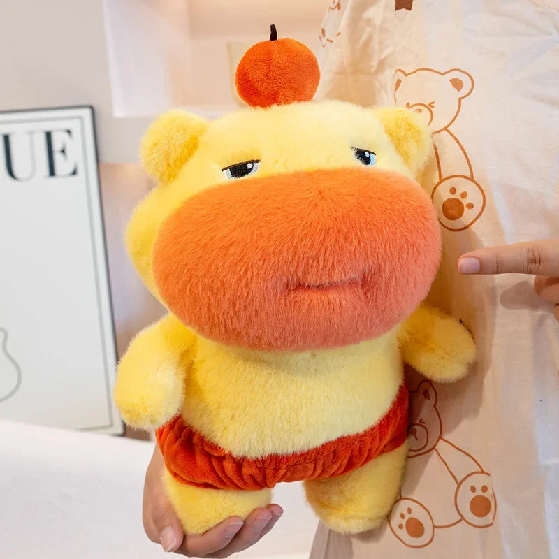 New Cute Plush Lulu Big Size Capybara Plush Toy Stuffed Animal Toys Soft Bed Sofa Office Home Decor Birthday Gift for Kids