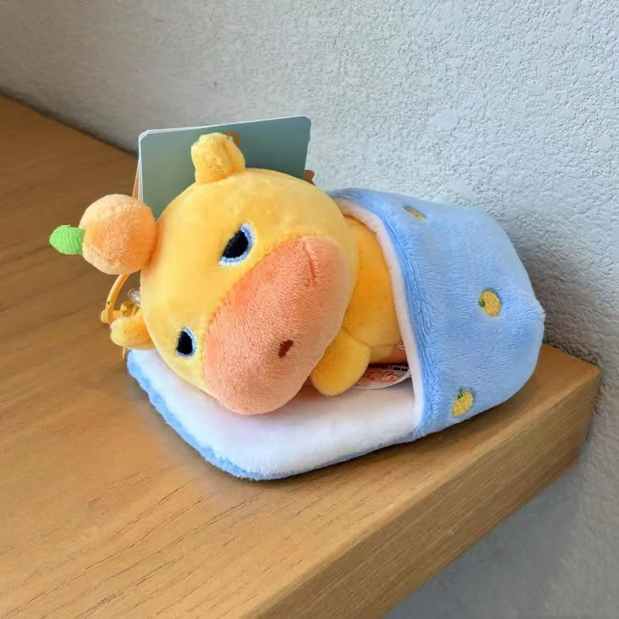 Kawaii Lulu Pendant Genuine Capybara Lulu Large Plush Student Backpack Keychain Peripheral Pendant Gift