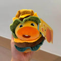 Genuine cute capybara lulu bag pendant cartoon cute yellow plush doll keychain pendant Bag Charm gift for girlfriend