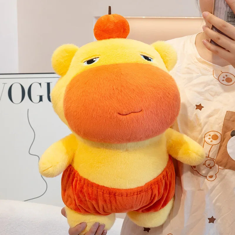 New Cute Plush Lulu Big Size Capybara Plush Toy Stuffed Animal Toys Soft Bed Sofa Office Home Decor Birthday Gift for Kids
