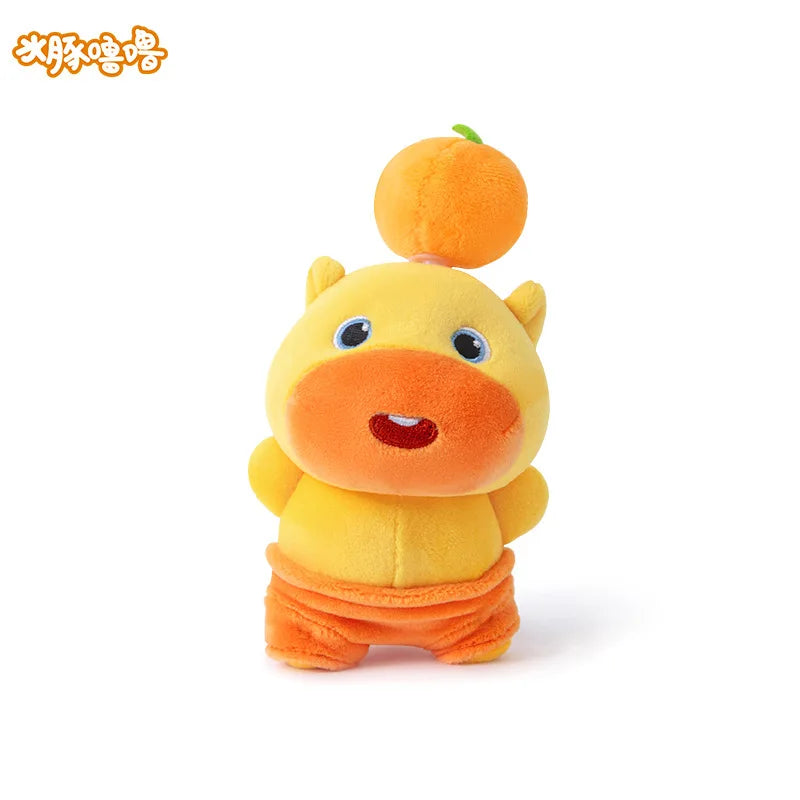 Genuine Capybara Lulu Plush Toy Pendants Backpack Keychain Pendants Dolls Kawaii Capybara Lulu Stuffed Toys Girls Borthday Gifts