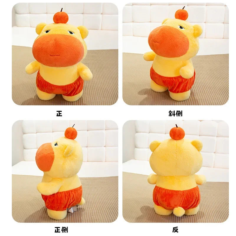 New Cute Plush Lulu Big Size Capybara Plush Toy Stuffed Animal Toys Soft Bed Sofa Office Home Decor Birthday Gift for Kids