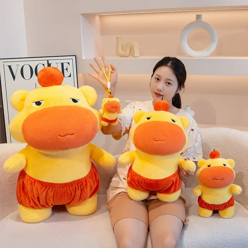 New Cute Plush Lulu Big Size Capybara Plush Toy Stuffed Animal Toys Soft Bed Sofa Office Home Decor Birthday Gift for Kids