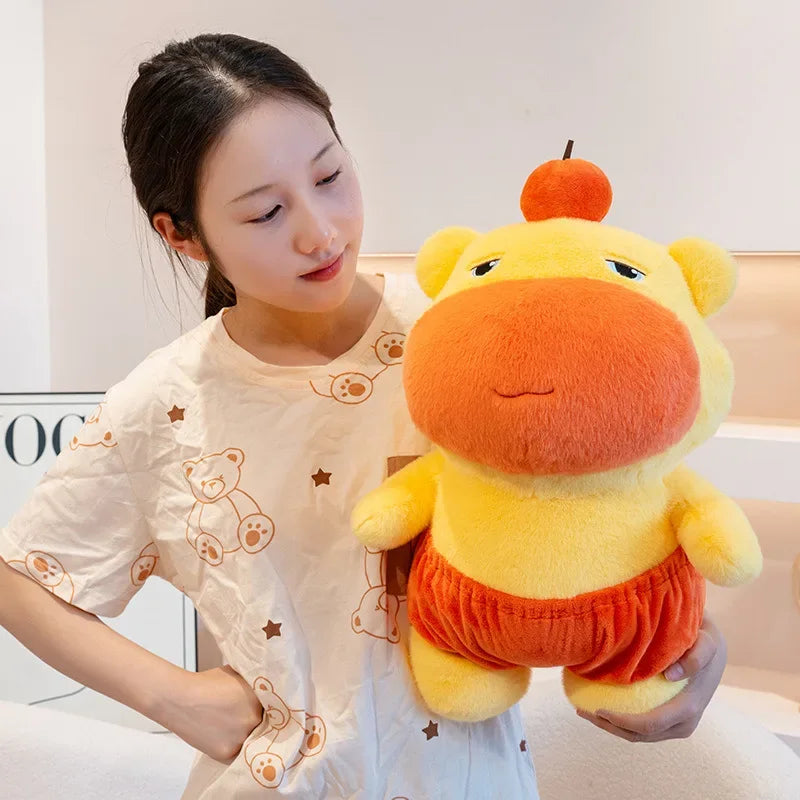 New Cute Plush Lulu Big Size Capybara Plush Toy Stuffed Animal Toys Soft Bed Sofa Office Home Decor Birthday Gift for Kids
