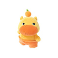 Adorable Unhappy Capybara LuLu Plush Toys Soft Stuffed Anime Movie Capybala Pendants Funny Keychain Bags Decor Kids Gift