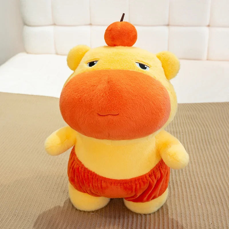 New Cute Plush Lulu Big Size Capybara Plush Toy Stuffed Animal Toys Soft Bed Sofa Office Home Decor Birthday Gift for Kids