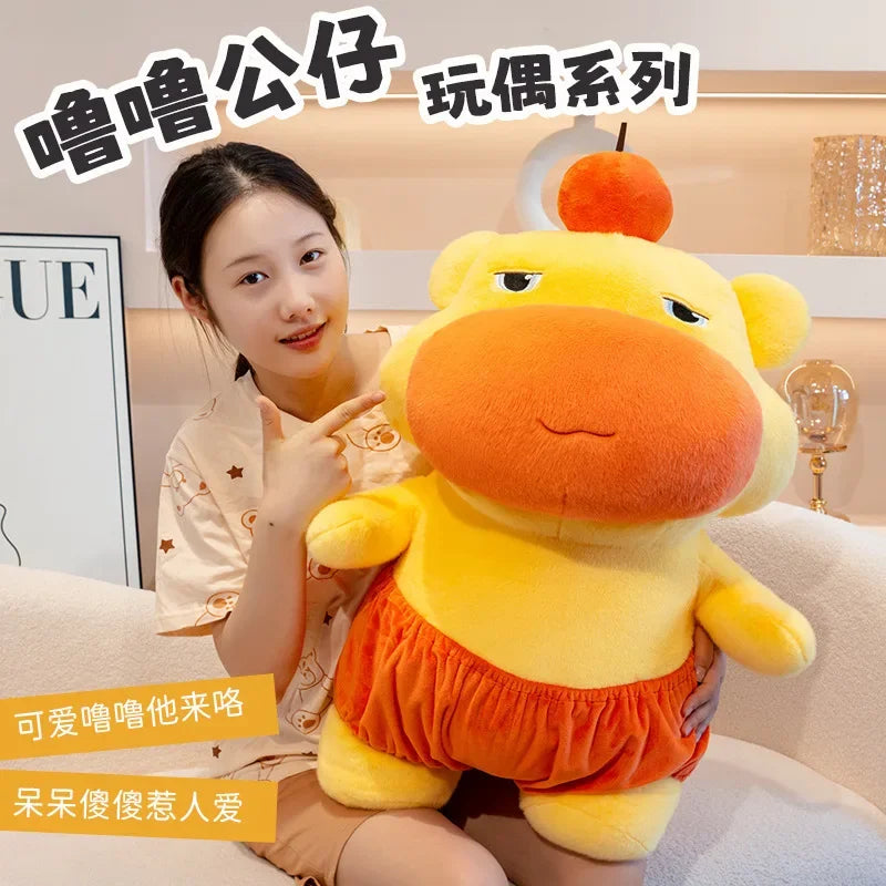 New Cute Plush Lulu Big Size Capybara Plush Toy Stuffed Animal Toys Soft Bed Sofa Office Home Decor Birthday Gift for Kids