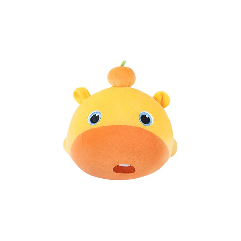 Hot Sale Anime Capybara LuLu Plush Toys Chubby Cartoon Animal Throw Pillow Soft Soothing Sleeping Pillow Kawaii Home Decor