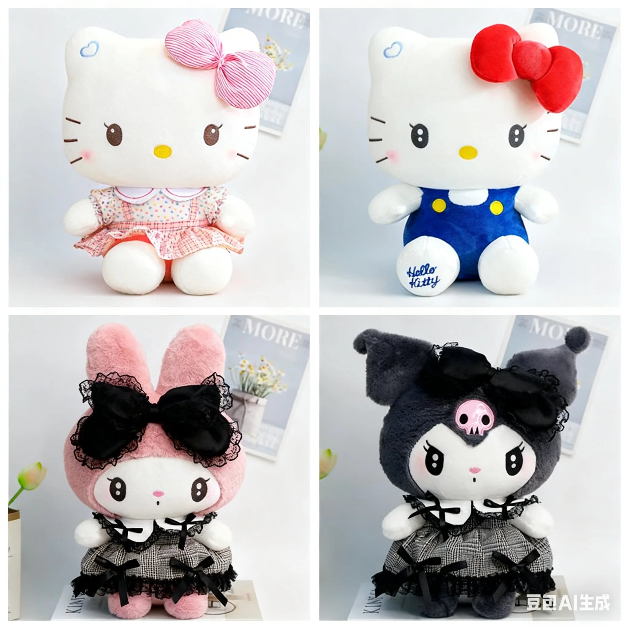 Hello Kitty Snuggle Plush Dolls
