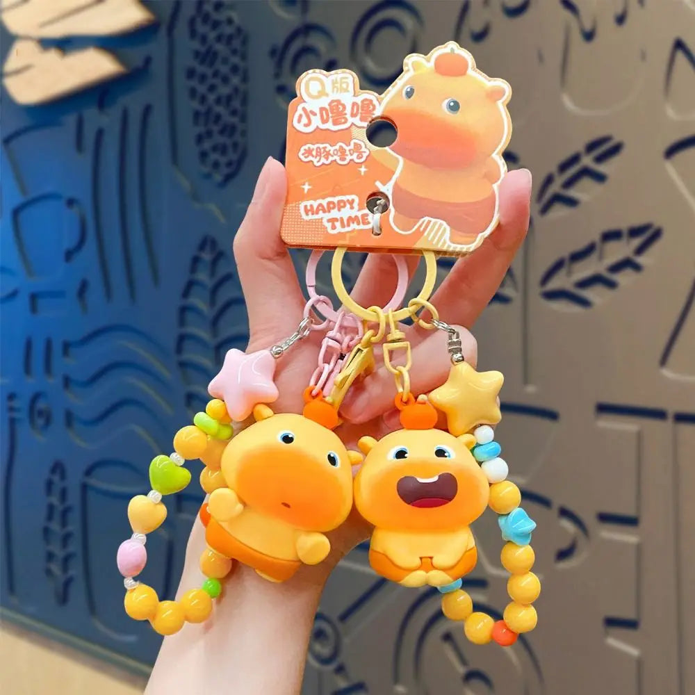 Cute Key Ring Capybara LuLu Expression Bag Charm
