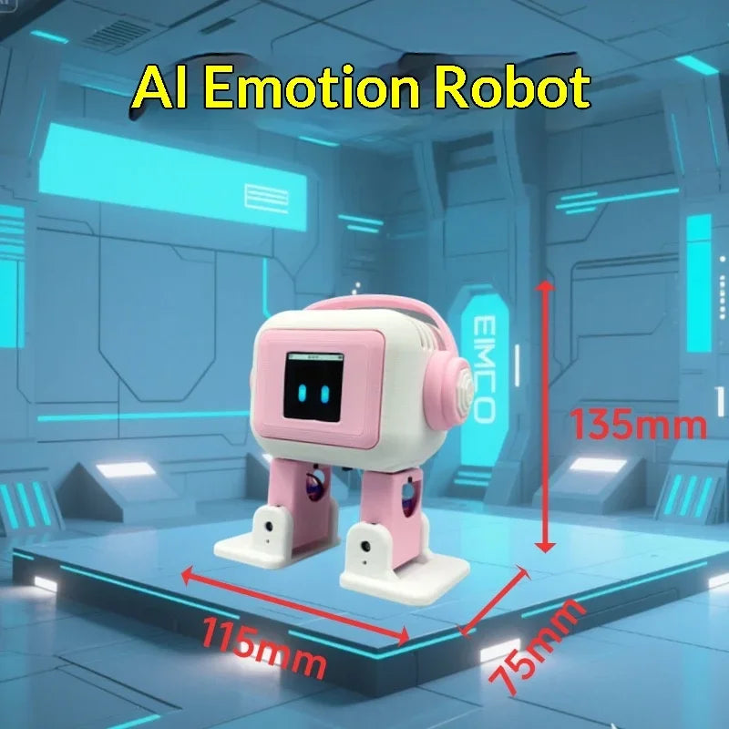 Electronic AI  Accompanying EMO Robot Toy