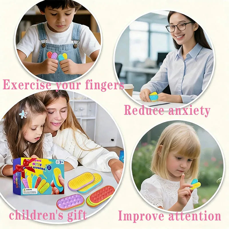 Finger Movement Magnetic Slider Fidget Toy Sensory