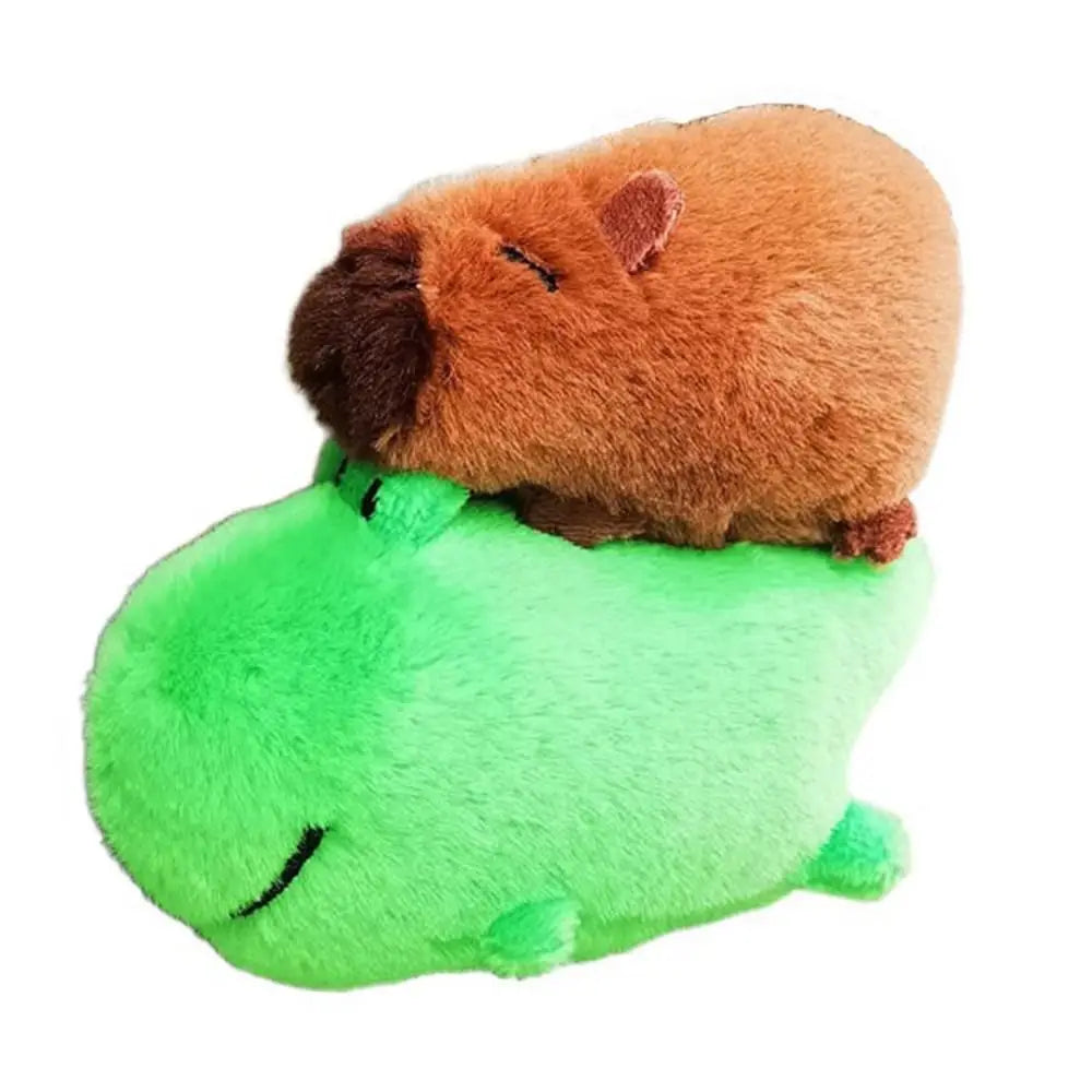 Plush Cocoa Cat Snapper Keychain Snapper Head Set Keychain Exquisite Cute Schoolbag Pendant Japanese Soft Cute Doll Pendant