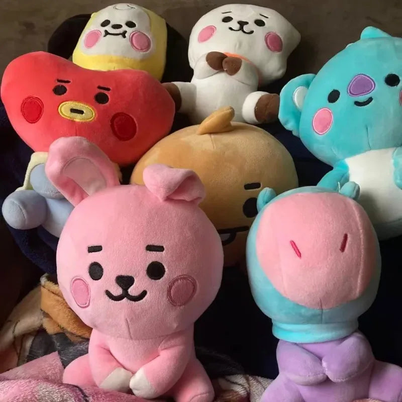 BT21-Chimmy Cooky Koya Shooky Tata Anime Cute Cartoon Keychain Backpack