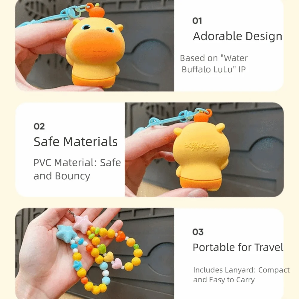 Cute Key Ring Capybara LuLu Expression Bag Charm