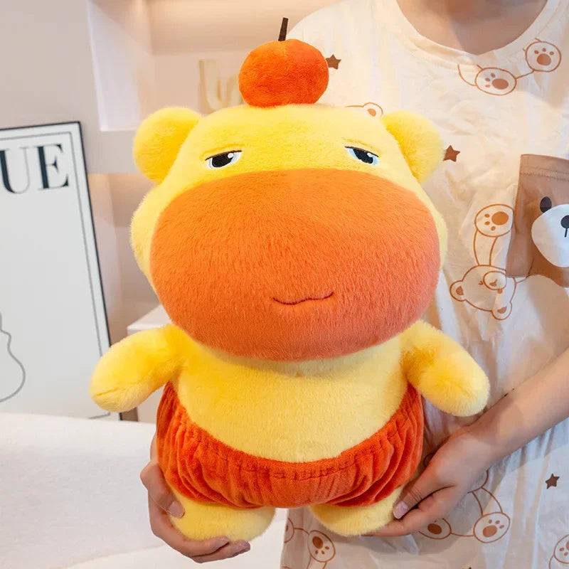 New Cute Plush Lulu Big Size Capybara Plush Toy Stuffed Animal Toys Soft Bed Sofa Office Home Decor Birthday Gift for Kids